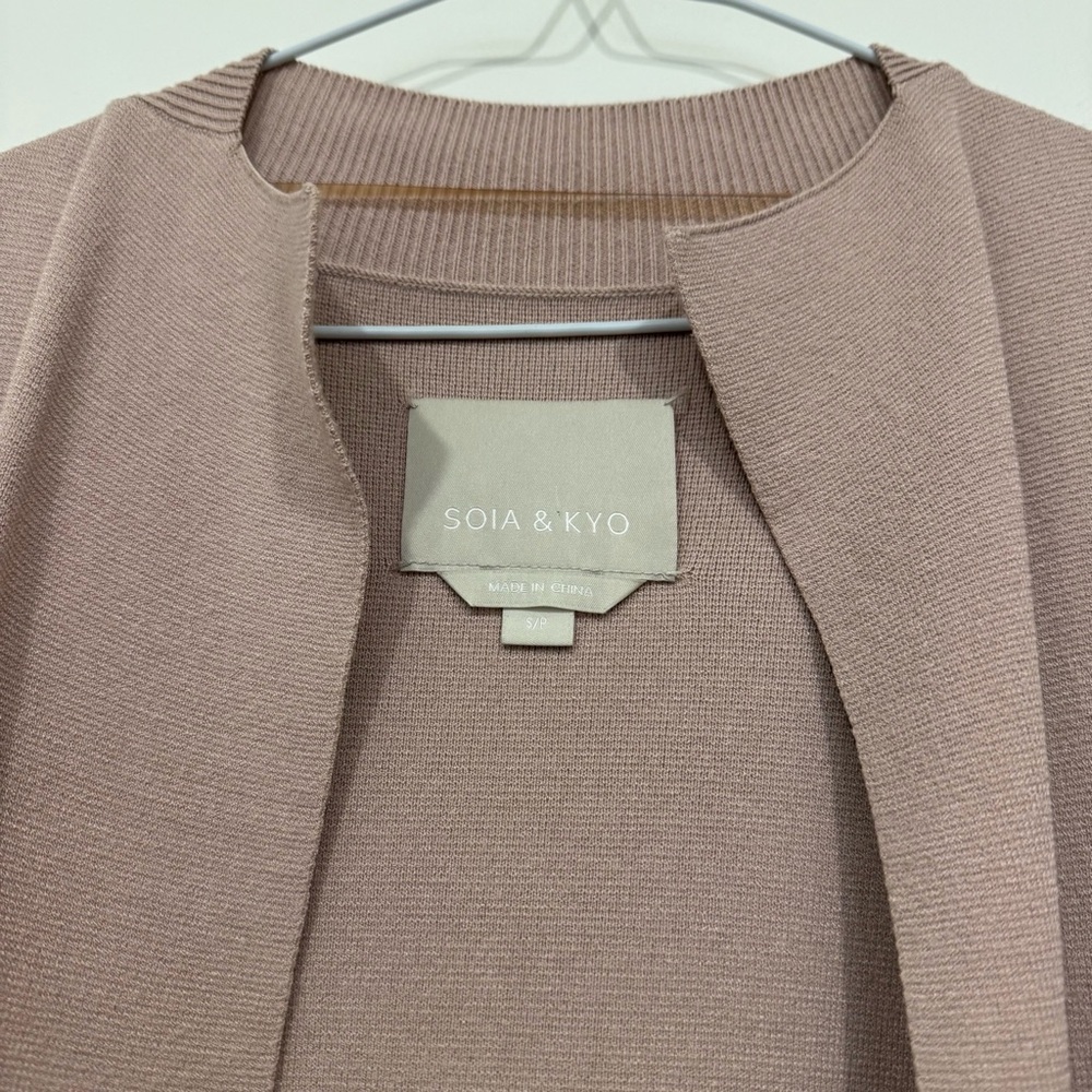 Soia & Kyo Benela Coatigan Long Robe Size S - Picture 9 of 14